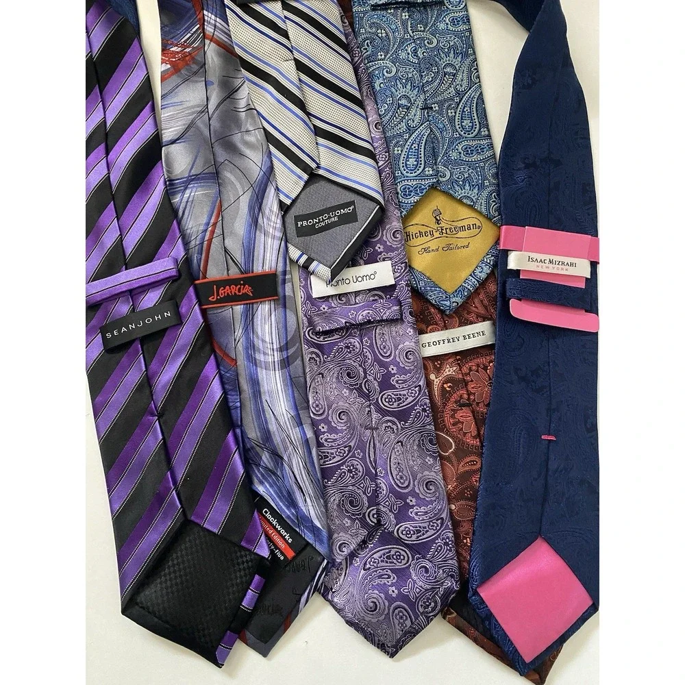 Knock Ties. Lot Of 14 Assorted. Various Brands.